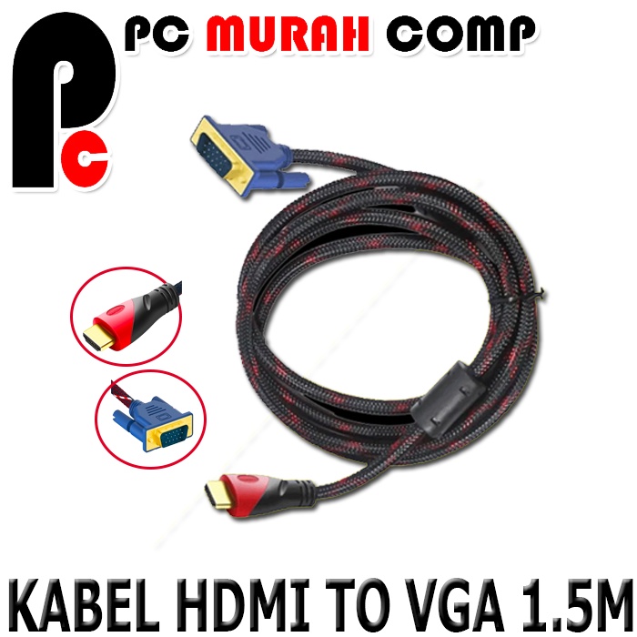 KABEL CABLE HDTV TO VGA 1,5M