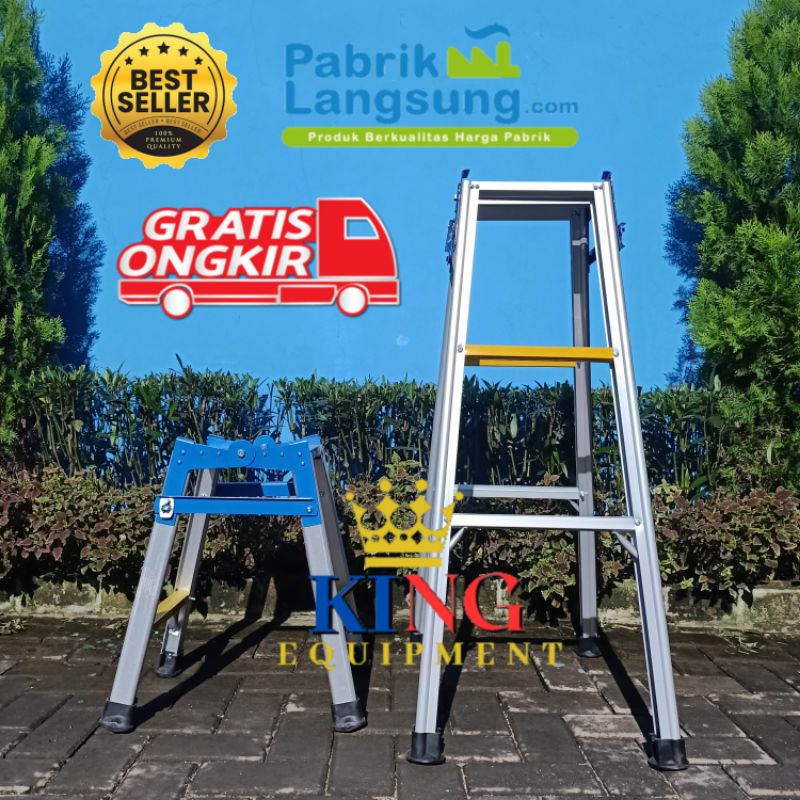 tangga lipat aluminium caltek 100 cm /50 cm