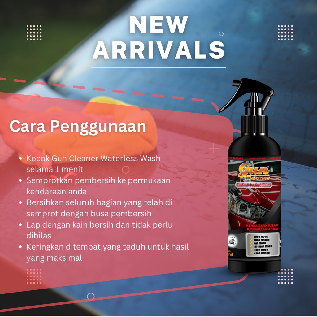 Obat Poles Body Motor Mobil Pengkilap Body Kendaraan Instan Coating Shine 100ml Tinggal Semprot Cairan Body Kit