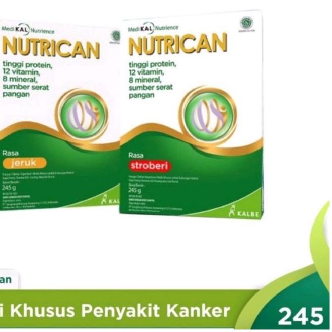 

℗ NUTRICAN - SUSU TINGGI PROTEIN KHUSUS PASIEN KANKER 245 GRAM ☟