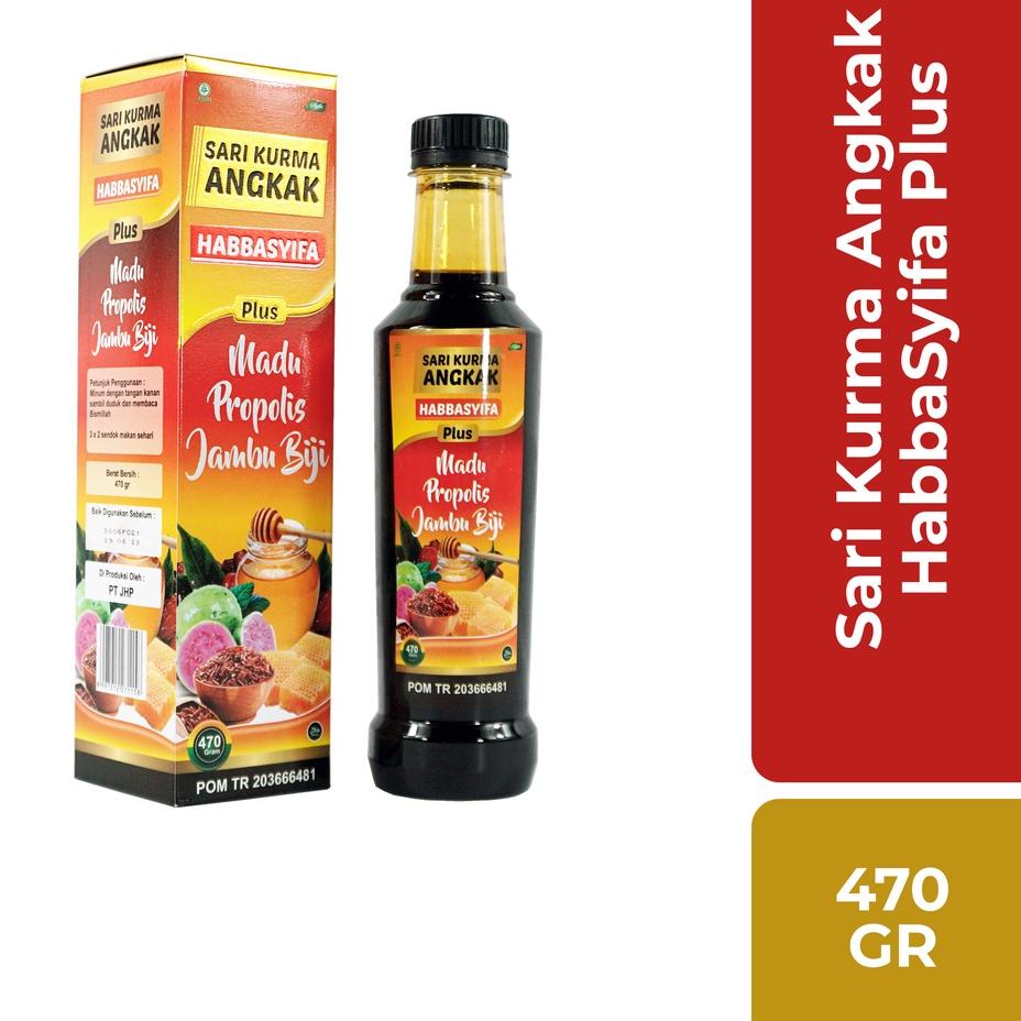 

♪ Sari Kurma Angkak Habbasyifa Isi 470gr, Original, Sari Kurma Angkak PLUS Jambu Biji ۝