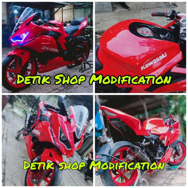 NINJA KARBU BODY NINJA KARBU MODEL ZX25R BODY FAIRING NINJA KARBU BODY BELAKANG NINJA ZX25R BUAT NIN