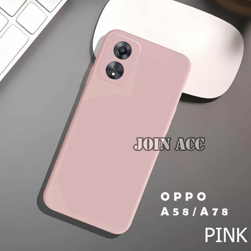 Case Oppo A58 / A78 - Softcase Camera Protect Oppo A58/A78 - Case Hp Oppo A58 /A78 - Casing Handphon