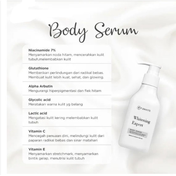 ISWHITE Whitening Expert BODY SERUM with Niacinamide 7% / Body Serum