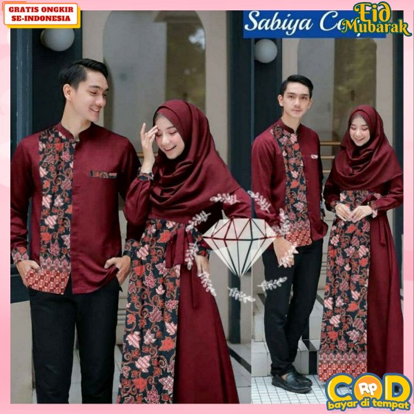 Dress Pesta Kondangan Keluarga Gami Cupel Keluarga Buju Suami Istri Kondangan Baju Pasangan Muslim G