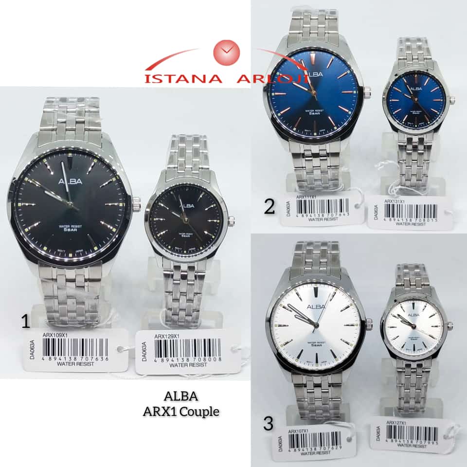 Jam Tangan Original Couple Alba ARX1
