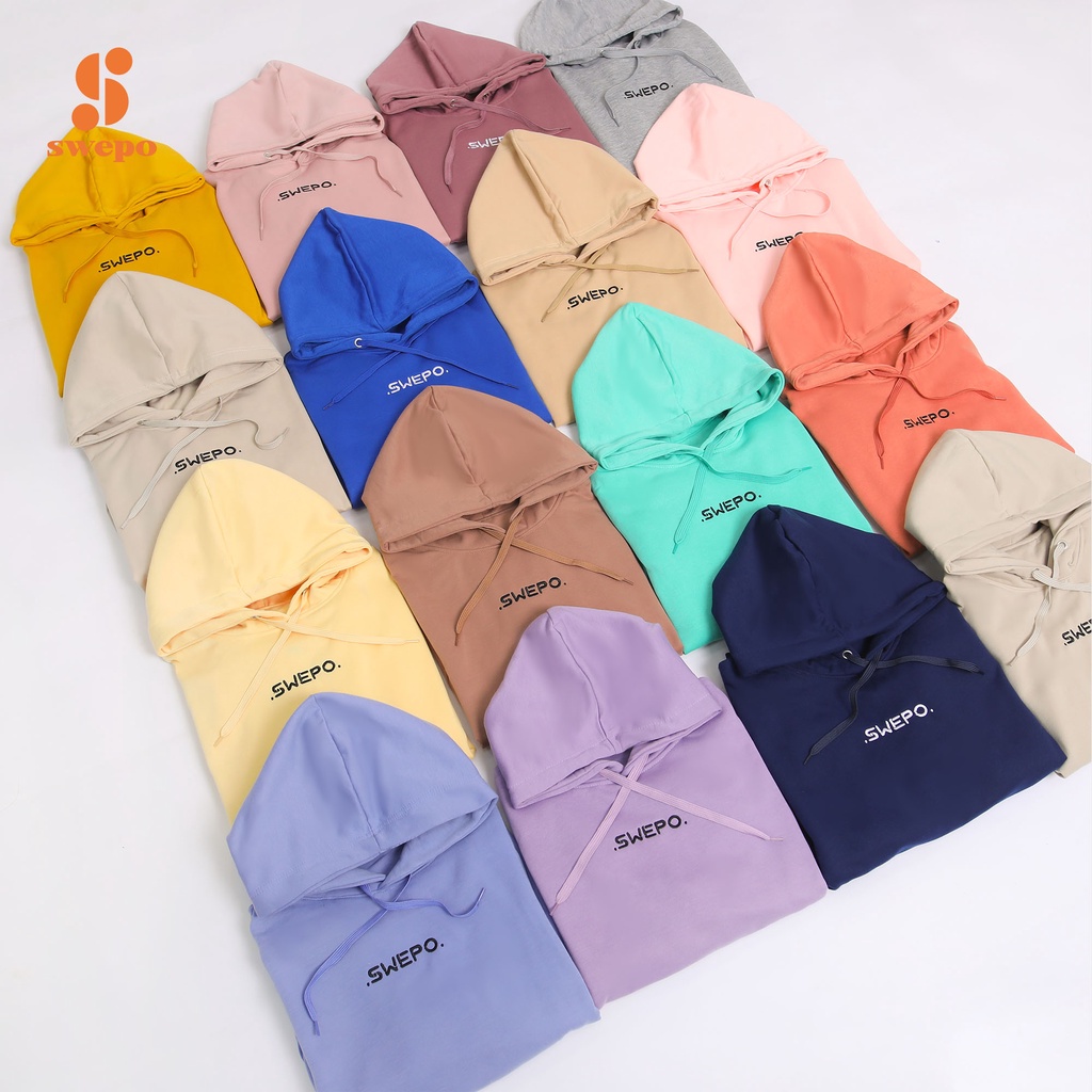 BISA GROSIR SWEPO Hoodie Jumper Everyday SWEPO Series (BORDIR) Size S-XXL (Pria & Wanita) **
