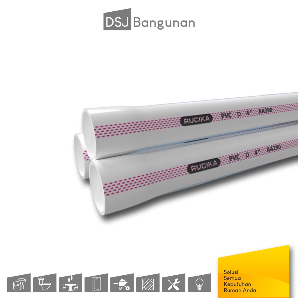 Rucika Pipa PVC Standard D 4 Meter