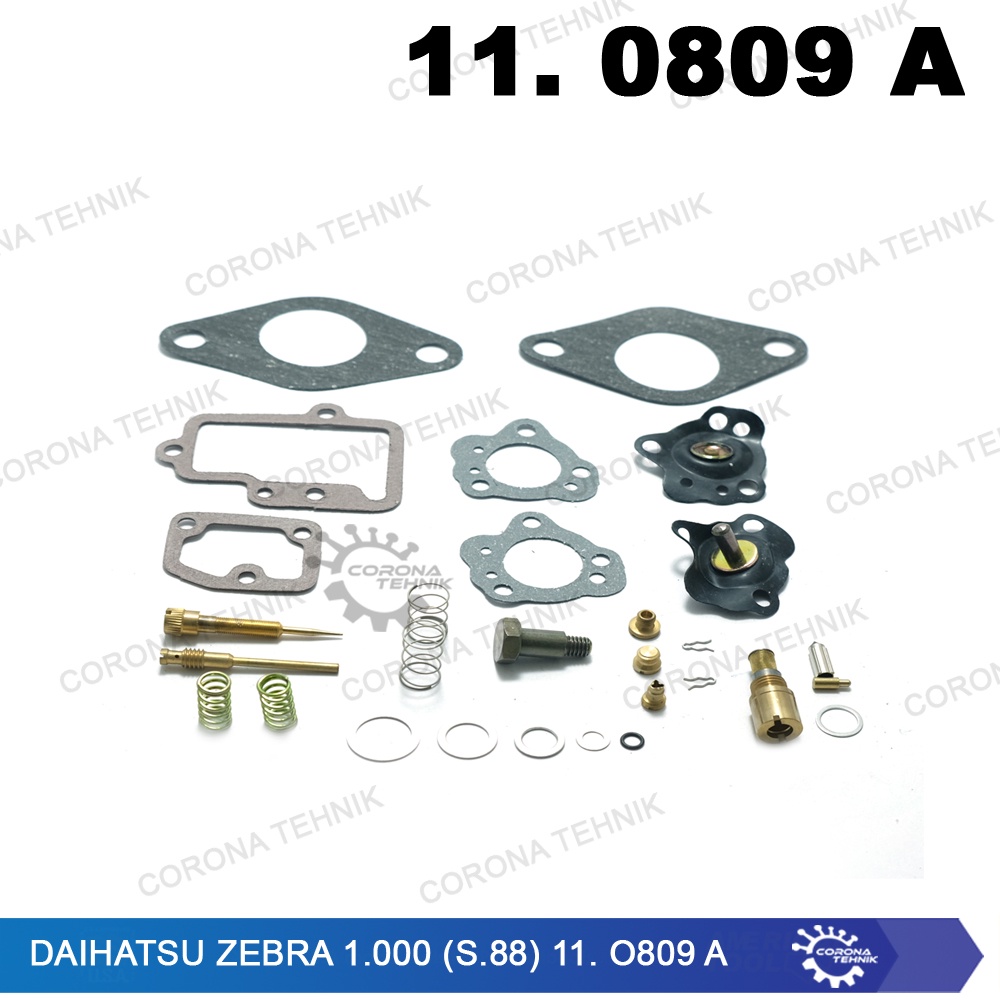 Napco 11-0809A for S88 Daihatsu Zebra 1.0 Carburetor Kit