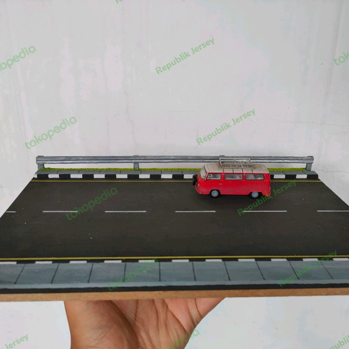DIORAMA DIECAST - DIORAMA JALANAN TOL JALAN PINGGIR TOL DIORAMA JALAN TERLARIS