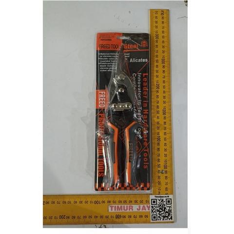 MENARIK Gunting Baja Ringan 10"" / 10 INCH FUKUDA (Gunting Holo/ Gunting Seng)