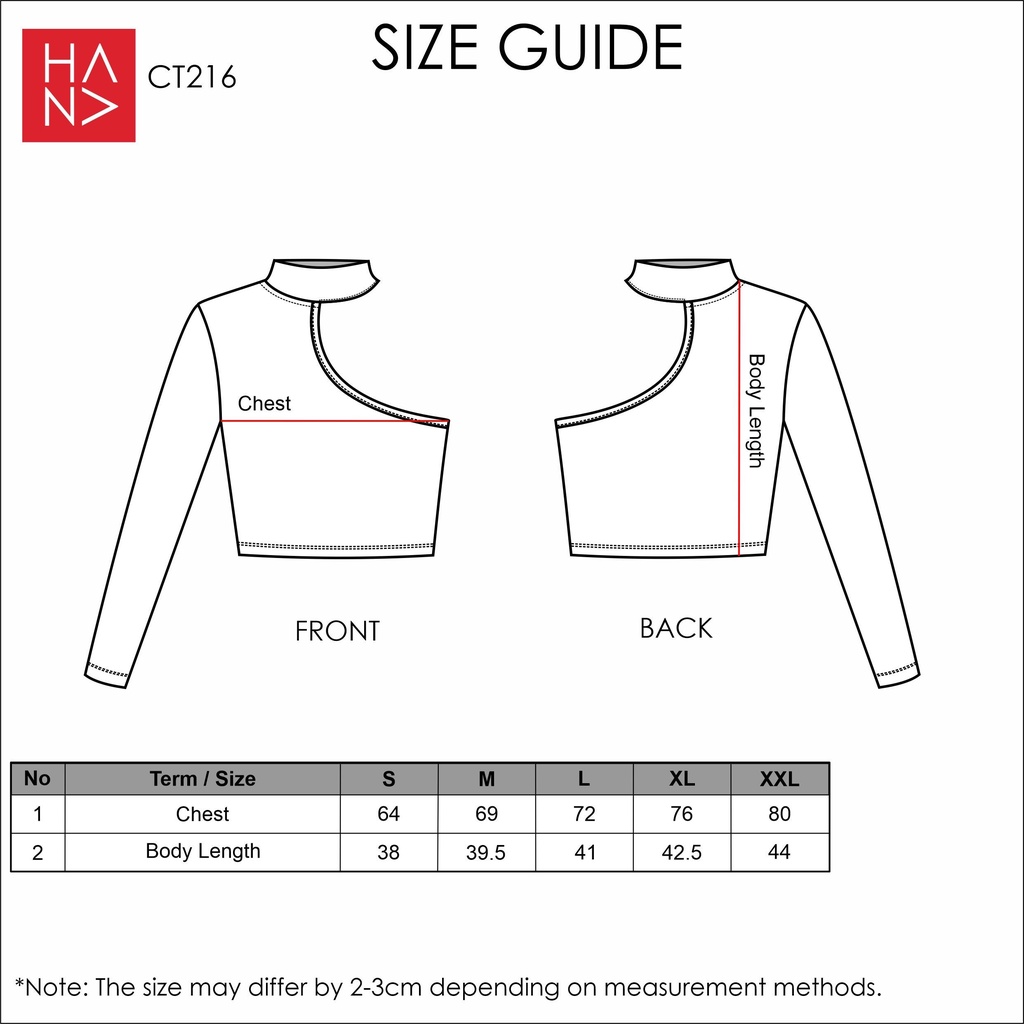 Hana Fashion - Jihyo One Shoulder Halter Neck Crop Top - CT216