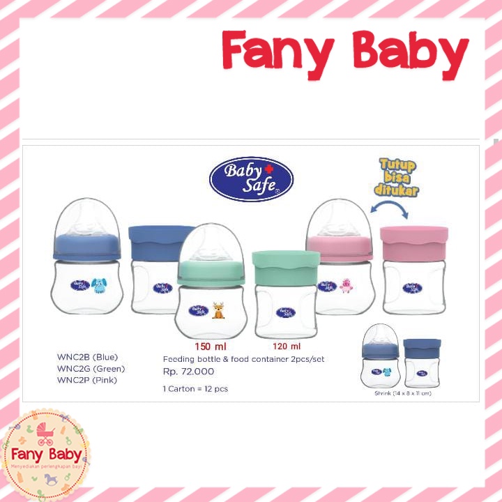 BABY SAFE BOTTLE CONTAINER WNC2P/WNC2B/WNC2G