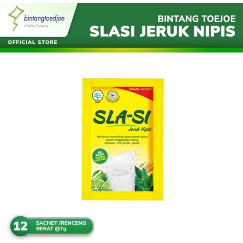 

Slasi Jeruk Nipis (12 sachet)