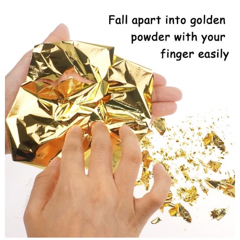 

Gold Foil Paper Ukuran 9X9 Cm Isi 100 Pcs / Kertas Foil Murah Promo