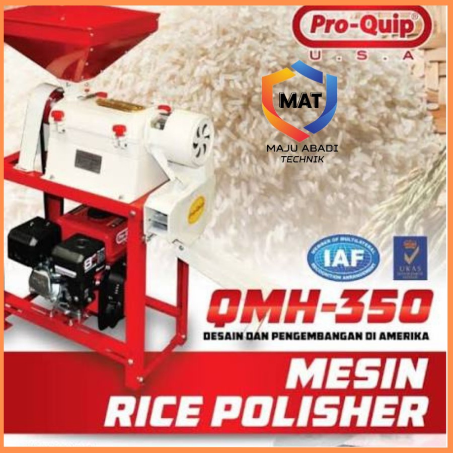 MESIN GILING PADI PRO-QUIP QMH 350 RICE POLISHER / PENGGILING PADI