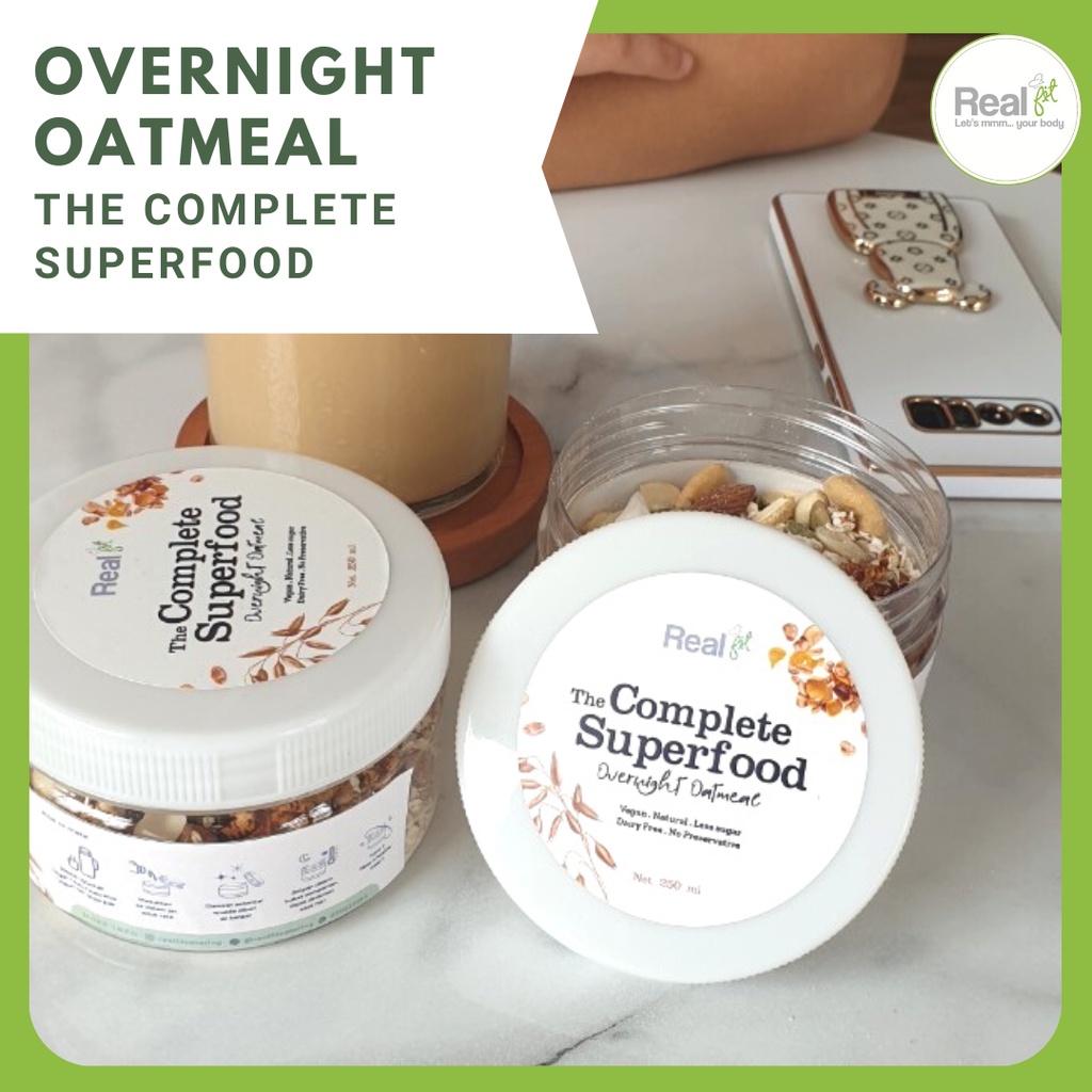 

THE Complete Superfood" Overnight Oatmeal