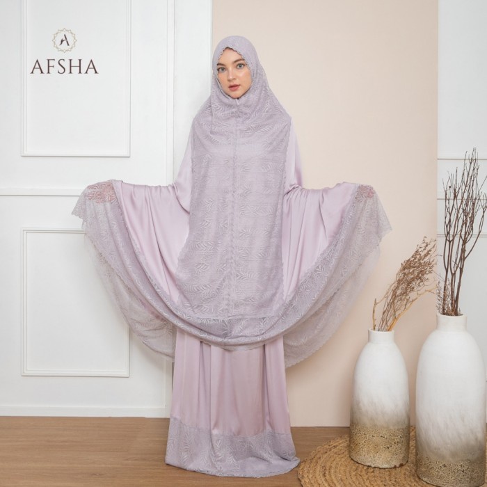 Terlaris Mukena Premium Afsha Silk 2