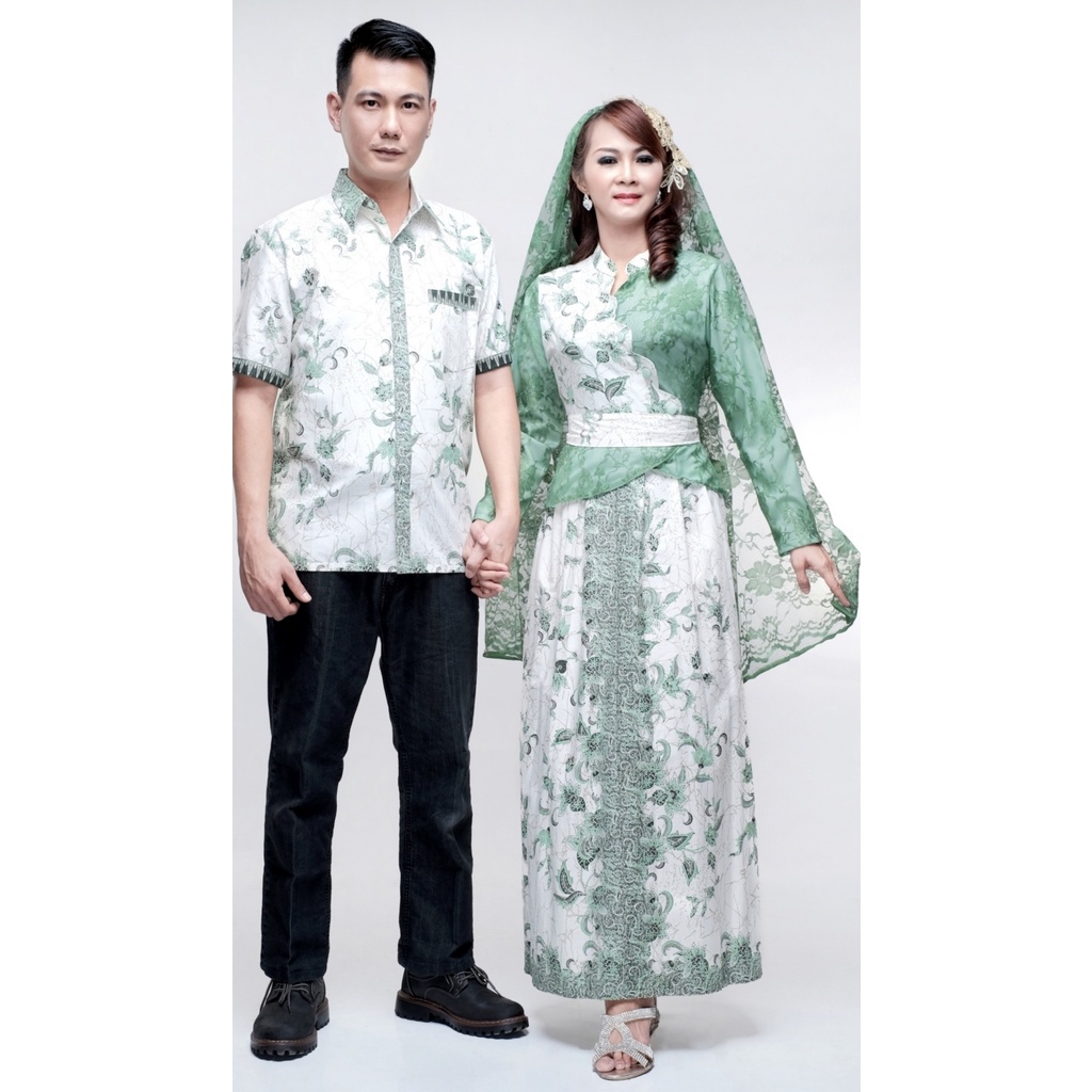 sarimbit gamis zoya hijau