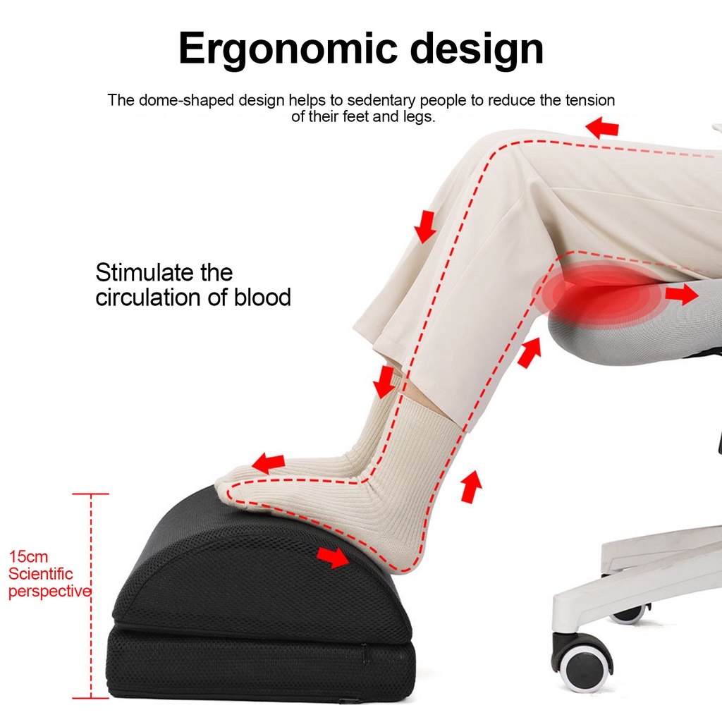 Pijakan Kaki foot rest Bantal Kaki Anti Pegal Bawah Meja Kerja Kantor Original