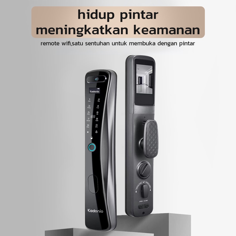 Kadonio kunci pintar Otomatis kunci pintu digital App dengan membuka kunci Smart Lock kunci pintu elektrik