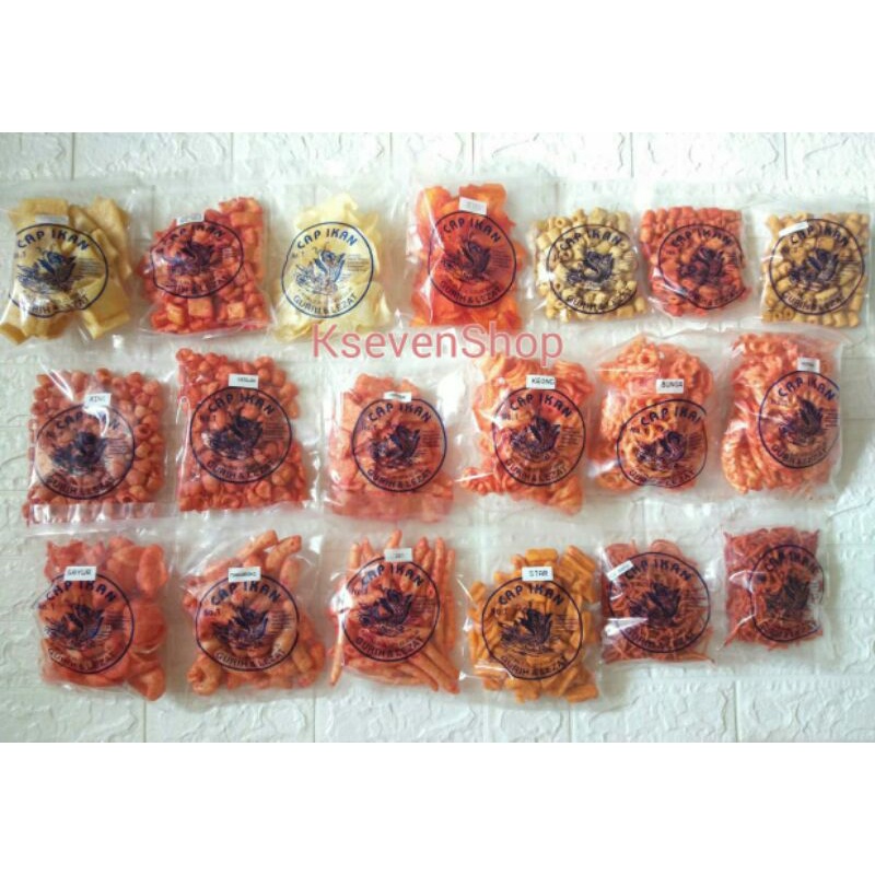 

Kerupuk Cap Ikan 80gr ( 19 Varian )