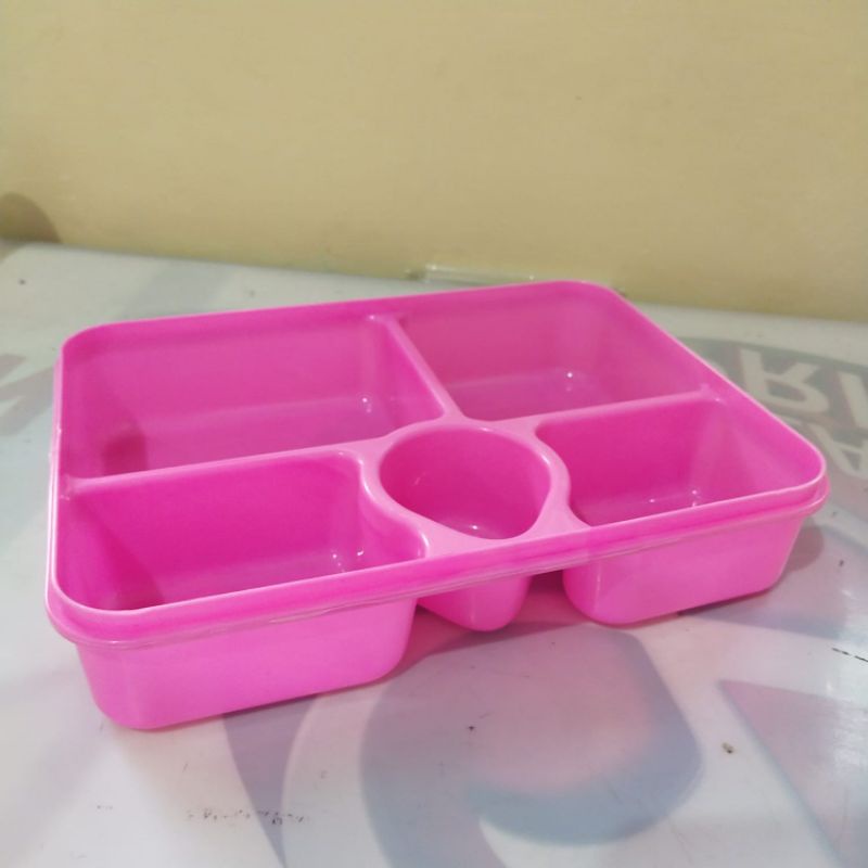 kotak makan/kotak bekal/Tupperware sekat 5