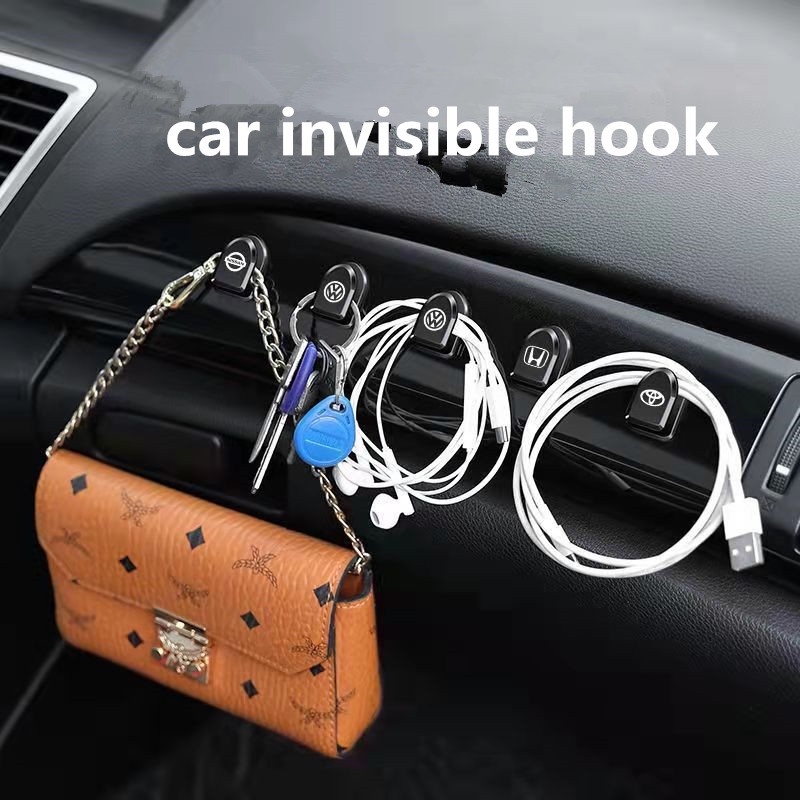 Car Mini Hook Gantungan Interior Kamar Mandi Toilet Tempel Kulkas