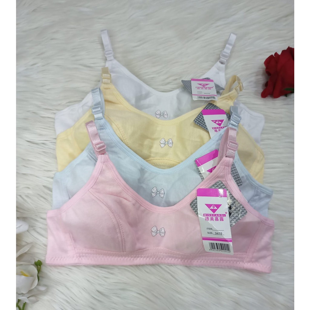 Bra BH Fashion Remaja | Bra Pelajar wanita Murah BH Busa Tipis Tanpa Kawat  / COMBI