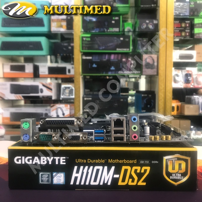 Mainboard Motherboard Mobo H110M Socket LGA 1151 DDR4 Garansi 1 Tahun