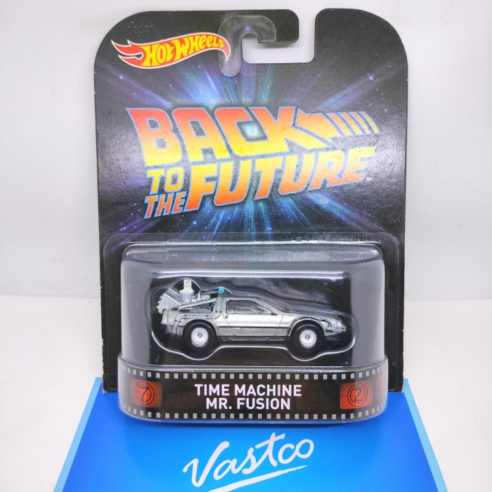 HOT WHEELS RETRO BACK TO THE FUTURE TIME MACHINE MR FUSION HOTWHEELS