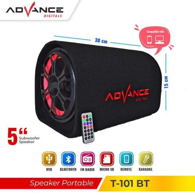 Speaker mobil /car Bluetooth mobil Subwoofer 5-inch