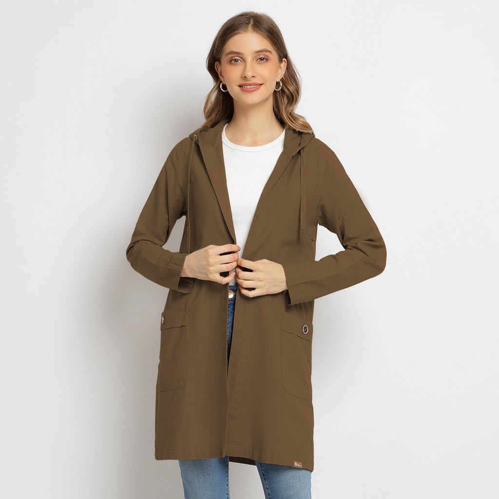 C2 Hinata Brown Outer Wanita