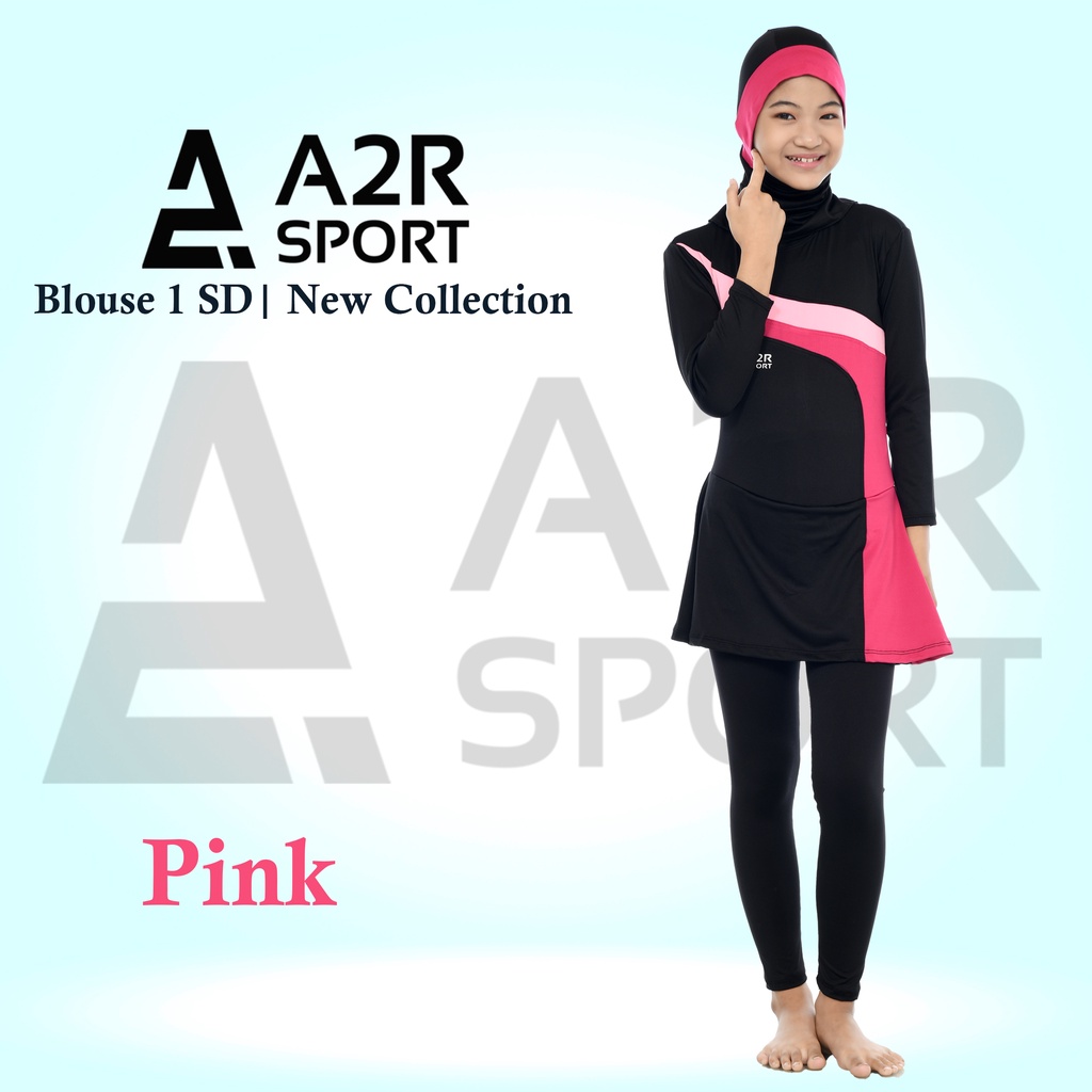 A2R Sport - Blouse 1 SD Baju Renang Anak Perempuan Muslim