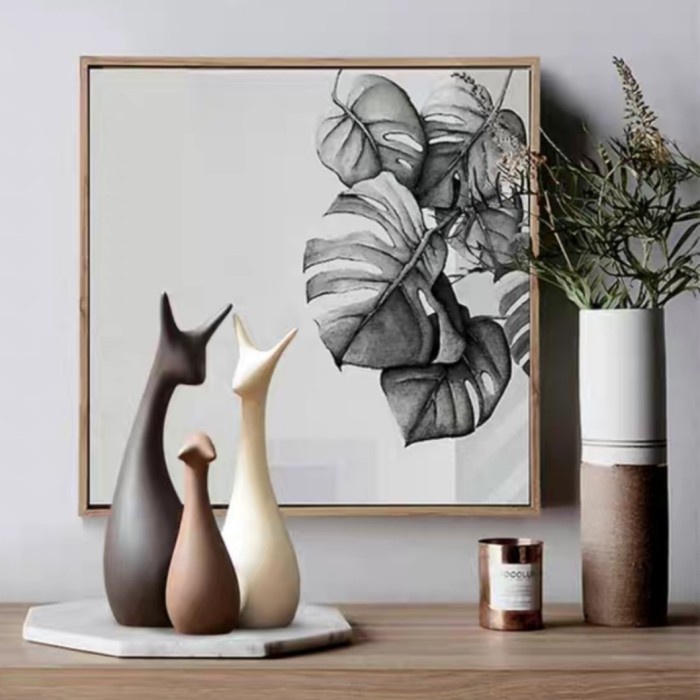 CANA Nordic Ornament Patung Pajangan Meja Dekorasi Rumah Souvenir Gift