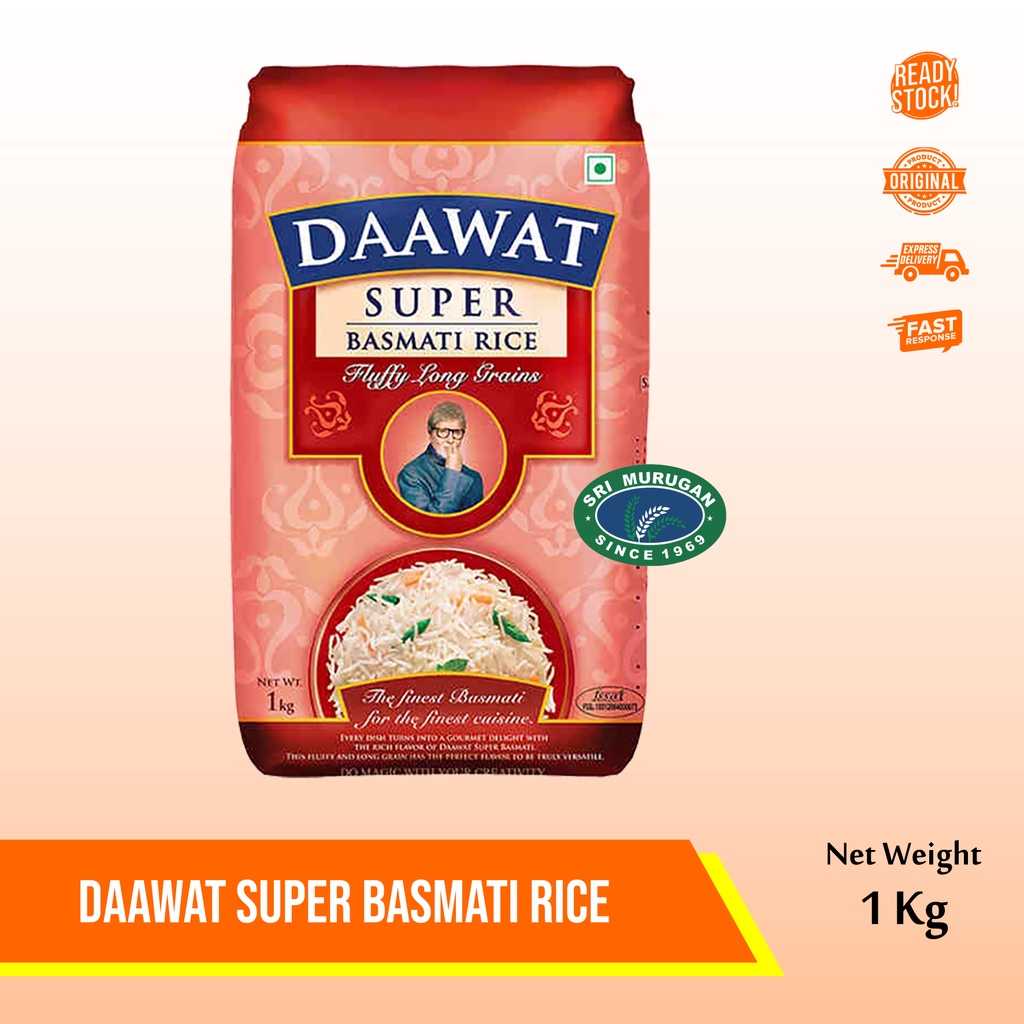 

DAAWAT SUPER BASMATI RICE 1 Kg