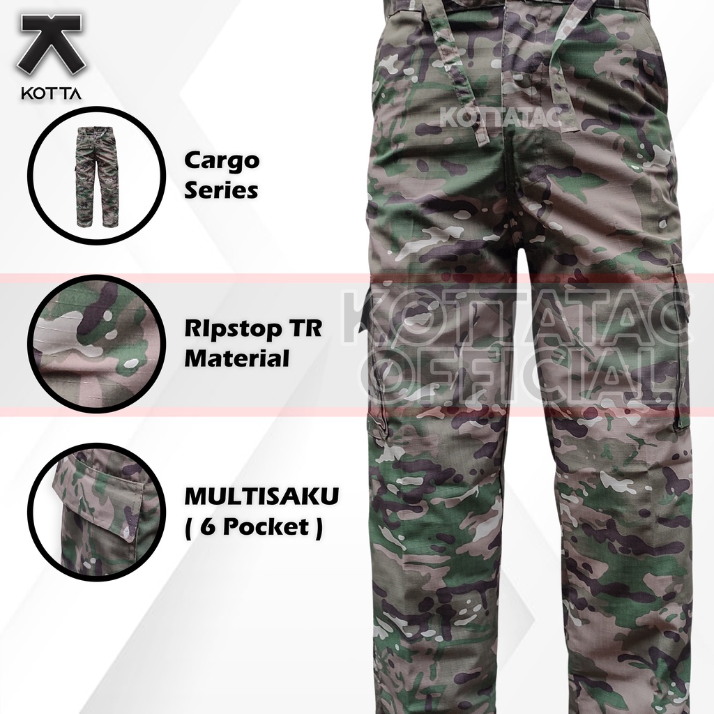 CELANA PDL LORENG MULTICAM  - CELANA CARGO  PANJANG LORENG MULTICAM - CELANA CARGO LORENG MULTICAM ARMY