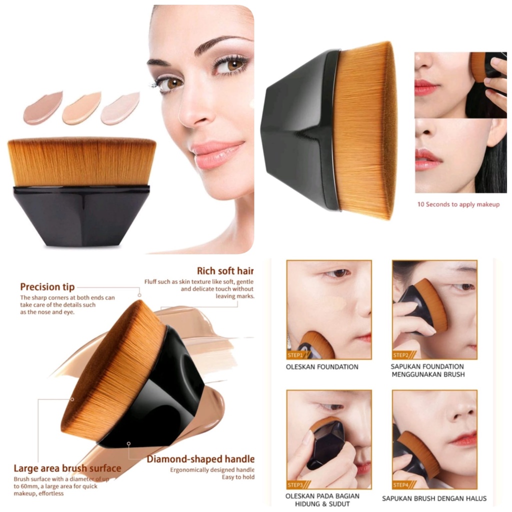 Kuas Make Up Magic Foundation Brush Concealer Powder Cream