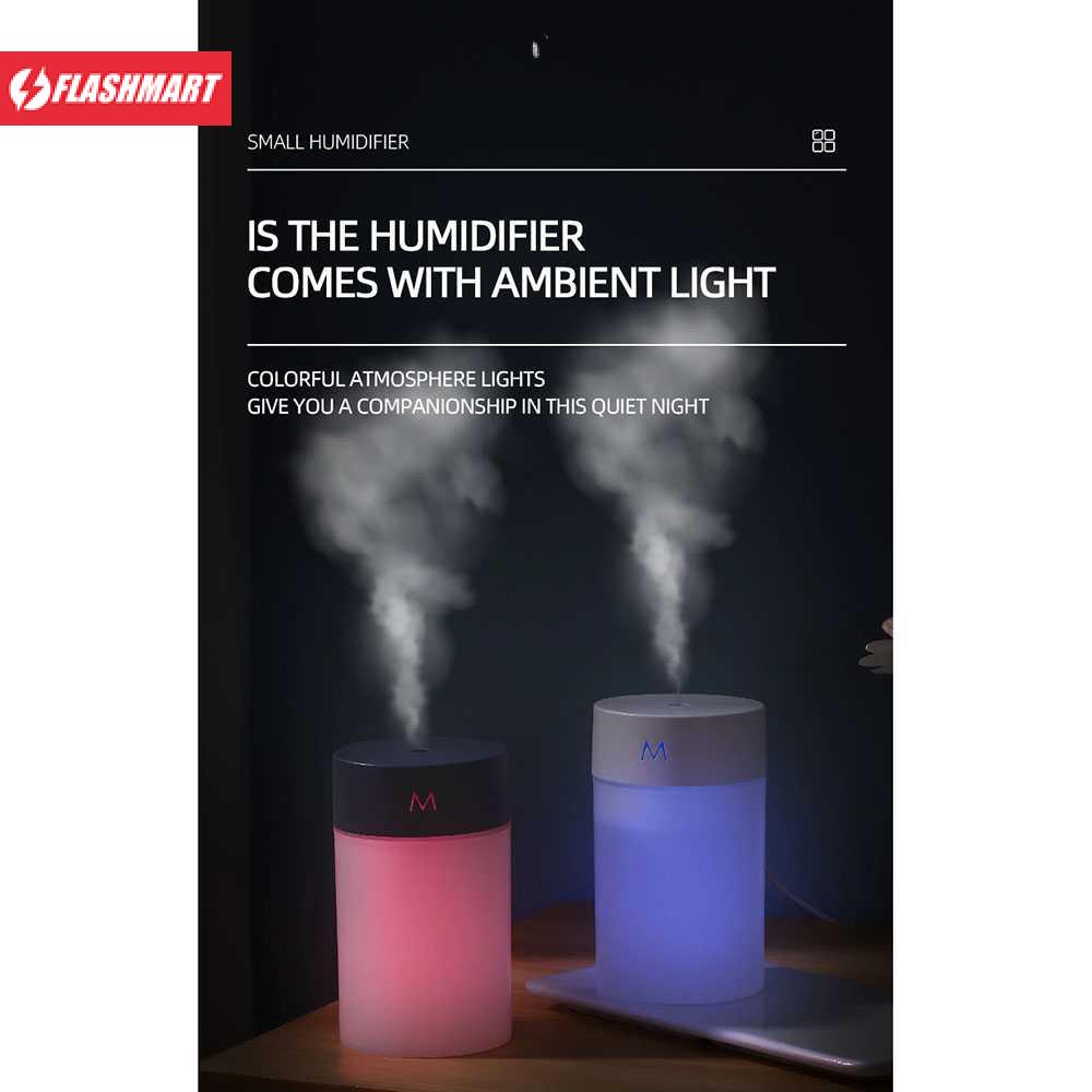 Flashmart Mini Air Humidifier Aromatherapy Oil Diffuser USB 260ml - A109