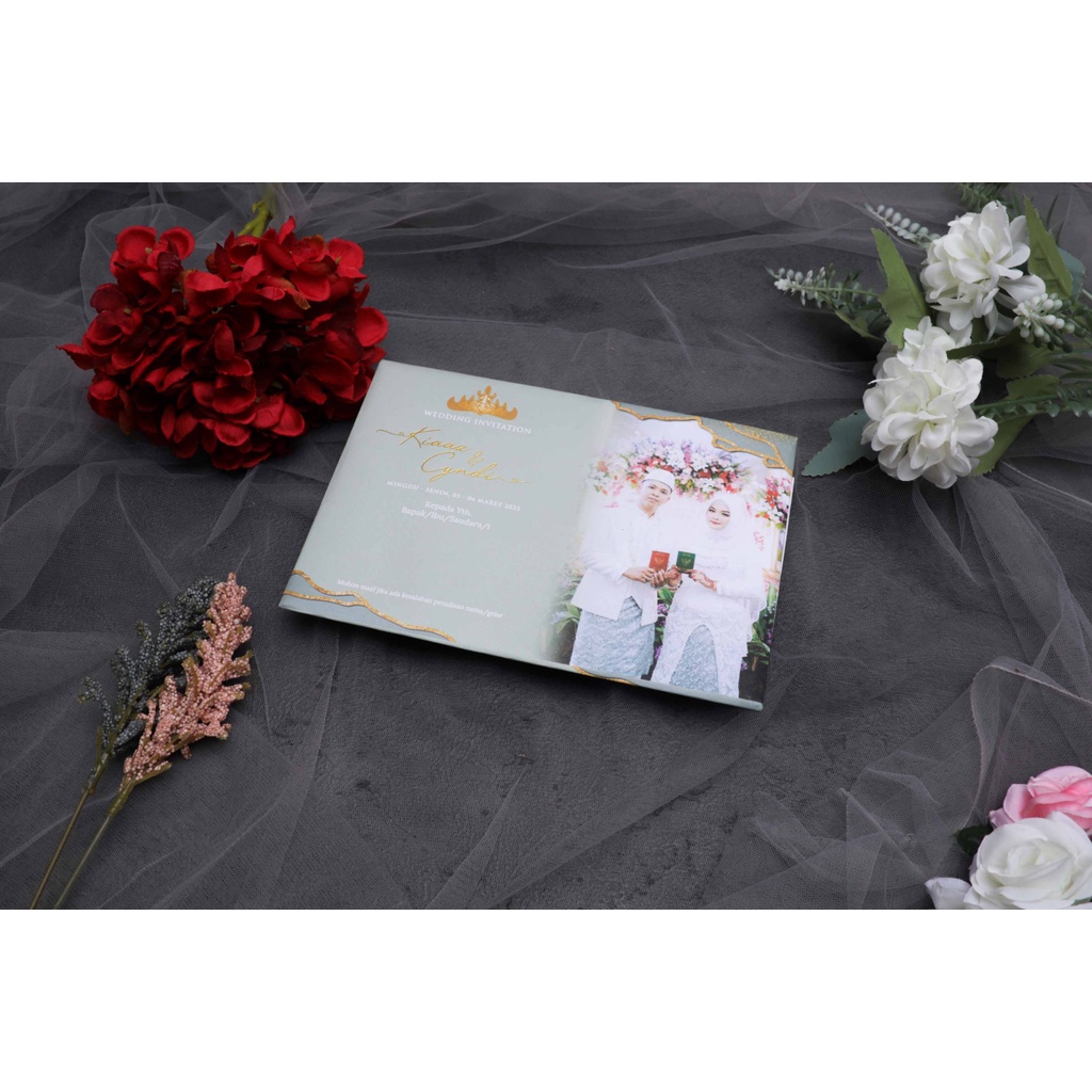 Undangan Single Hard Cover Amplop