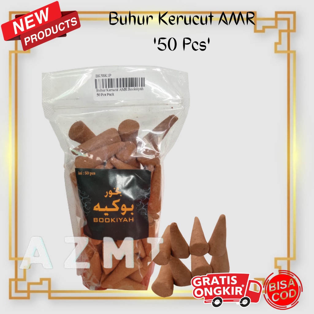 Dupa Bukhur Buhur Kerucut Aromaterapi Arab Bookiyah  isi 50pcs AMR Premium Quality