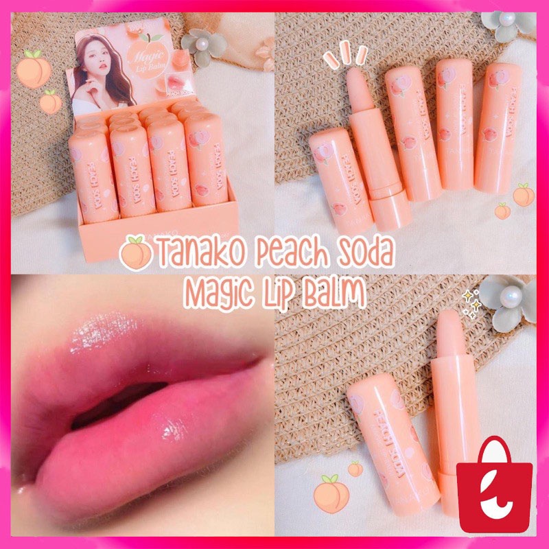 LIP BLAM TANAKO PEACH SODA/SWEET ORANGE/PELEMBAB BIBIR