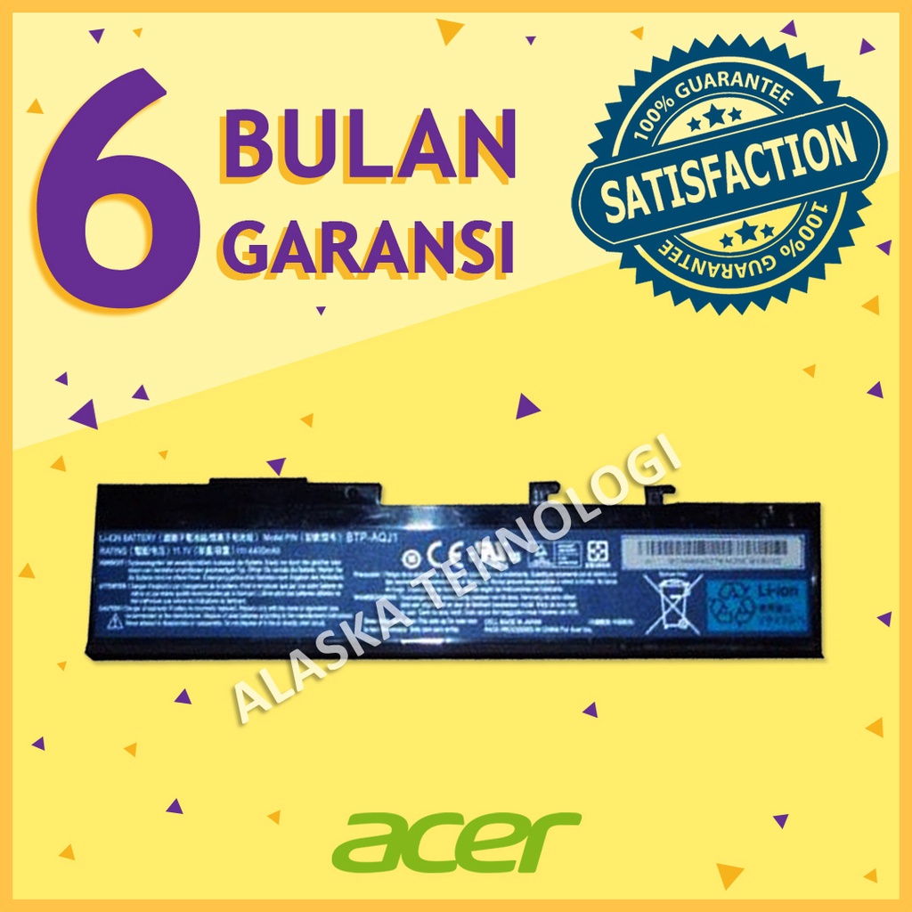 Original Baterai Laptop Acer Travelmate 3250 3280 3282 3284 3290 3300 3302 3304 4320 4520 4720 4730 