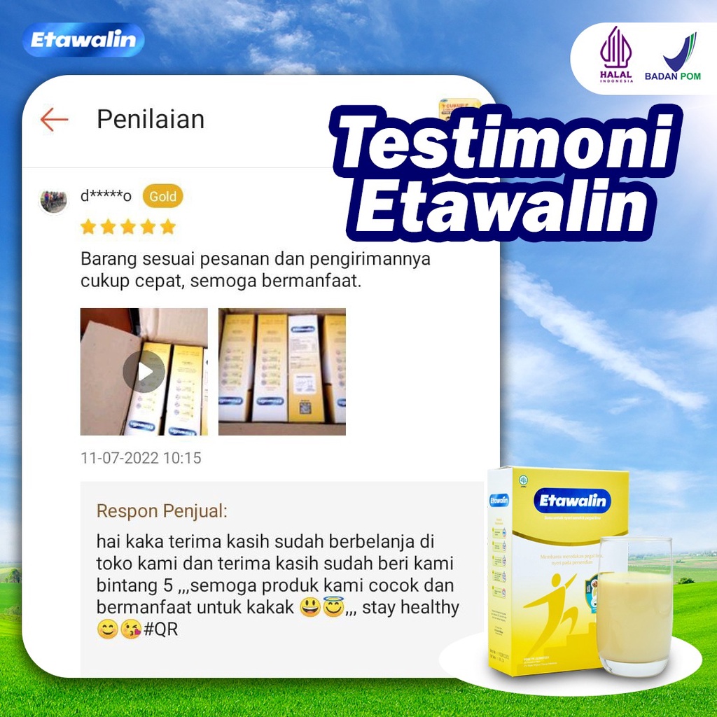 Paket Istimewa 10 Box Etawalin | Susu Kambing Etawa Susu Anti Asam Urat Rematik Reumatik Nyeri Sendi Pengapuran Sendi Tingkatkan Kepadatan &amp; Kesehatan Cegah &amp; Atasi Osteoporosis