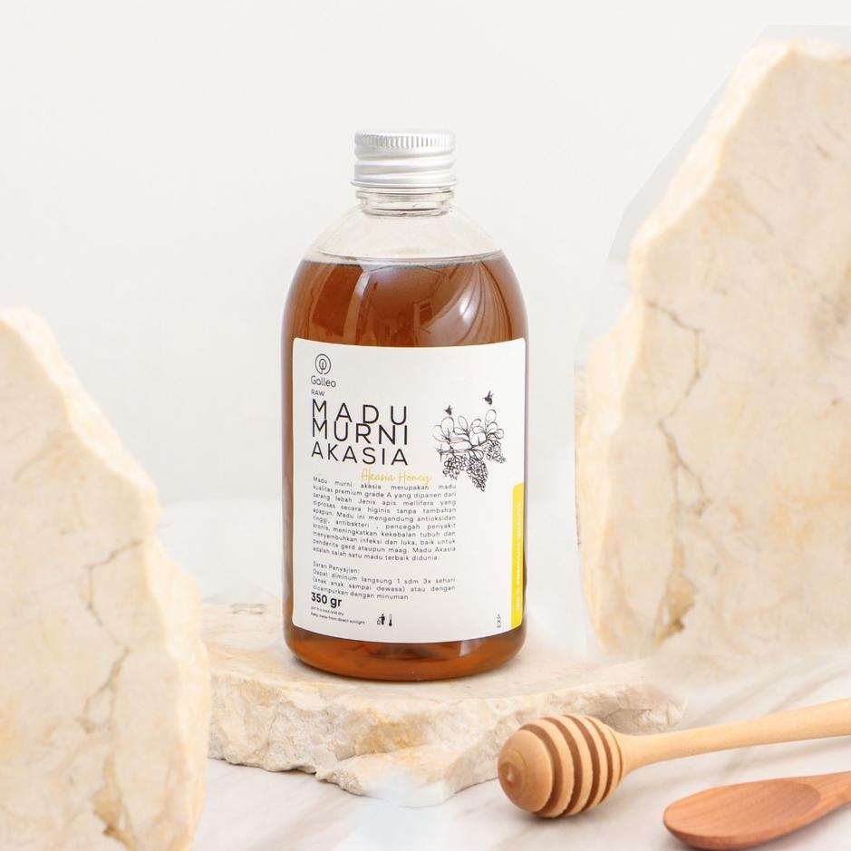

☄ Murni Akasia 350 gr Galleo Pure Natural Raw Honey Premium ➮