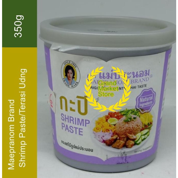 

Mae Pranom Shrimp Paste Thai Bumbu Terasi Udang Thailand 350g cep