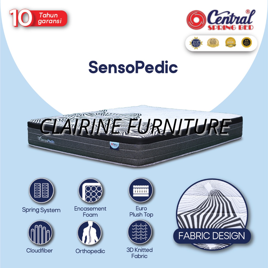 Kasur saja Central Springbed Type Sensopedic uk 160x200 cm