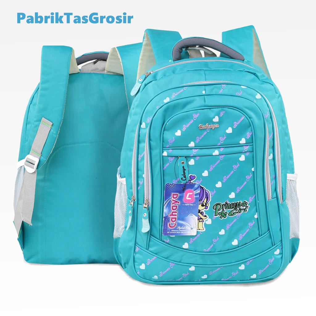 Tas Anak Perempuan Cahaya Princess Tosca Tas Sekolah Anak Ransel Anak Perempuan SD Berkualitas Backpack Anak Cewek Cahaya Bonus Raincover Muat Laptop LKS Buku Tema Buku Paket Kapasitas Besar jahitan Kuat Bahan Tebal Impor Tas Les Ngaji Seklolah TPA TPQ