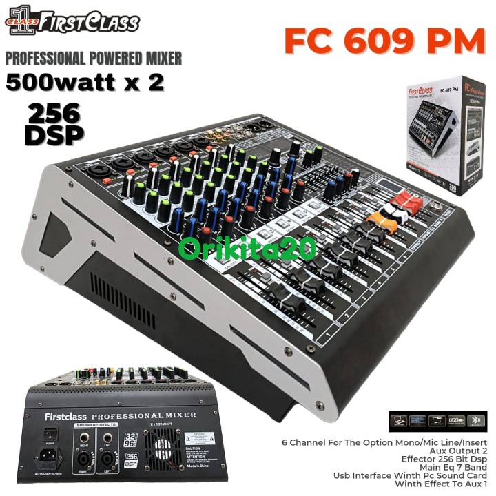 Power Mixer Firstclass FC 609 FC609 FC-609 Original