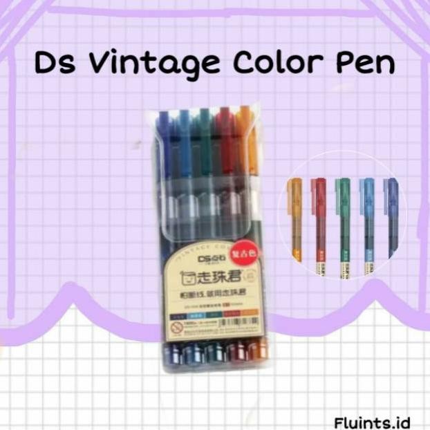 

Terlaris Ds Vintage Color Pen